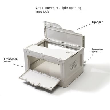 Oppbevaringsboks for Camping 50 Liter – Fleksibel og Sammenleggbar Design