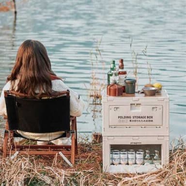 Oppbevaringsboks for Camping 50 Liter – Fleksibel og Sammenleggbar Design