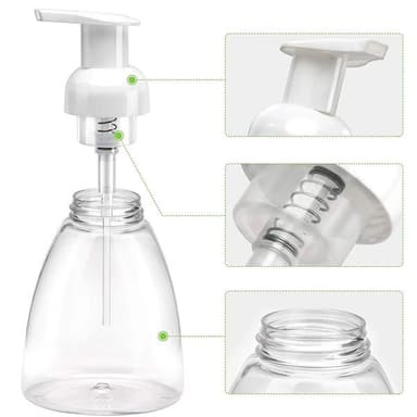 Såpepumpe 300ml, gjennomsiktig
