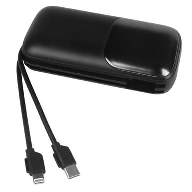 Mini powerbank 10000 mAh med hurtiglading og høy kapasitet