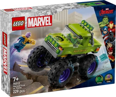 LEGO Marvel Hulk-monstertruck mot Thanos 76312