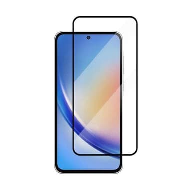 Herdet skjermbeskytter med svart ramme for Samsung Galaxy A35