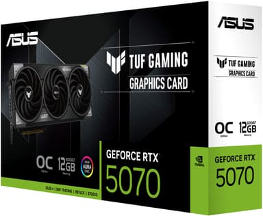 ASUS GeForce RTX 5070 12GB TUF OC grafikkort