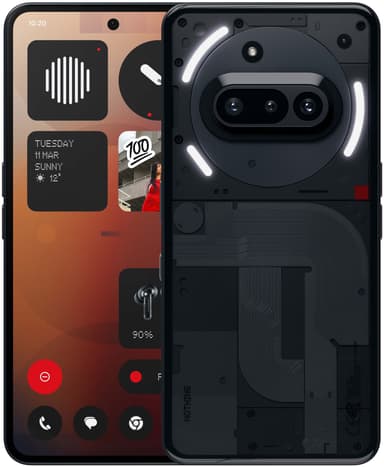 Nothing Phone (3a) 5G smarttelefon 8/128GB (sort)
