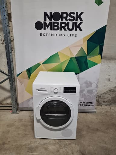 Bosch varmepumpetørketrommel WTW85L48SN - brukt
