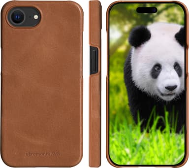 Dbramante1928 Lynge MagSafe iPhone 16e lommebokdeksel (tan)
