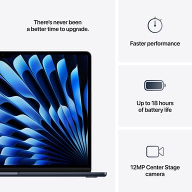 MacBook Air 15 M4 16/256GB (Midnatt)