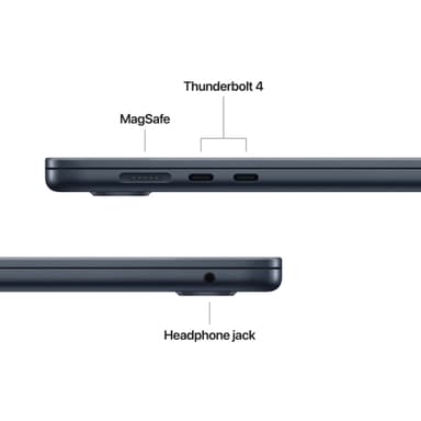MacBook Air 15 M4 16/256GB (Midnatt)