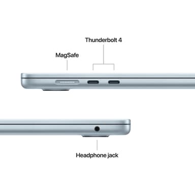 MacBook Air 15 M4 16/256GB (Himmelblå)