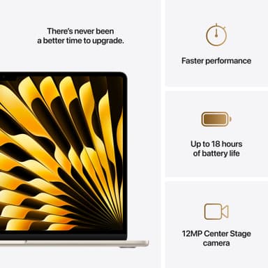 MacBook Air 15 M4 16/512GB (Stjerneskinn)