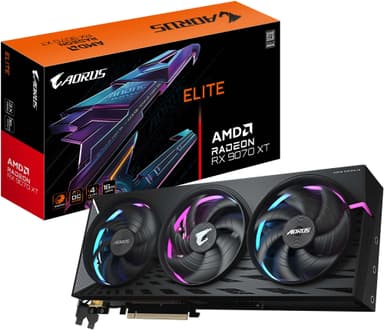 Gigabyte Radeon RX 9070 XT AORUS ELITE 16G grafikkort