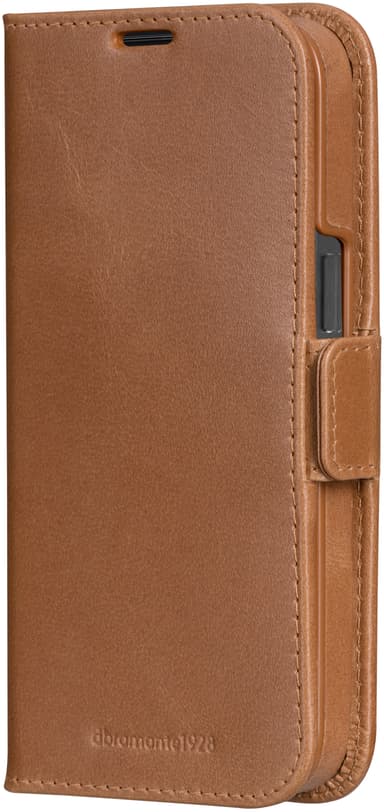 Dbramante1928 Lynge MagSafe iPhone 16e lommebokdeksel (tan)