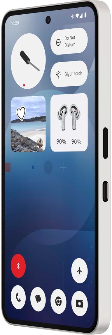 Nothing Phone (3a) 5G smarttelefon 12/256GB (hvit)