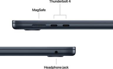 MacBook Air 15 M4 16/512GB (Midnatt)