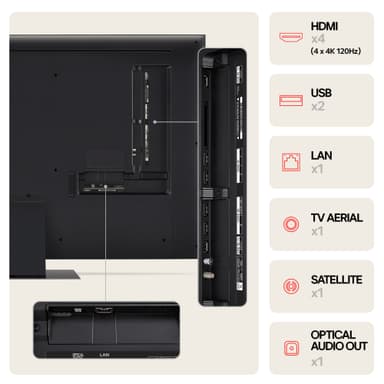 LG 55" QNED 86 4K QNED TV (2024)