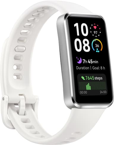 Huawei Band 10 sportsklokke (hvit aluminium)