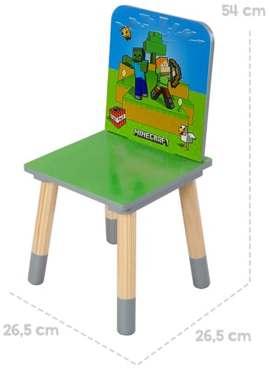Phoenix Minecraft bord- og stolsett