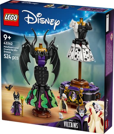LEGO Disney Villains Maleficents og Cruella De Vils kjoler 43262