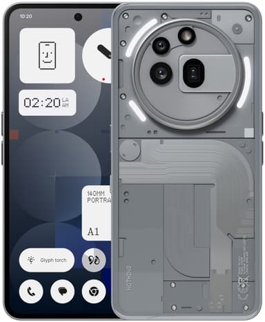 Nothing Phone (3a) Pro smarttelefon 12/256GB (grå)