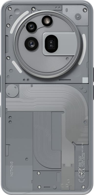 Nothing Phone (3a) Pro smarttelefon 12/256GB (grå)