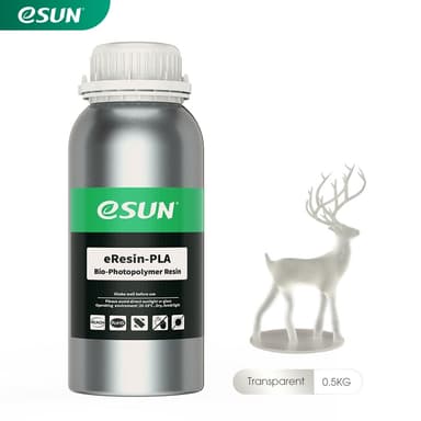 eSUN eResin-PLA 0.5kg -Clear
