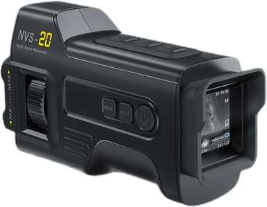 NVS-20 4K HD digitalt infrarødt nattsynskamera, lite og bærbart for utendørs bruk om natten med optisk bilde, 6x zoom.