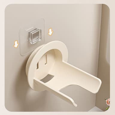 Dyson hårfønerholder for veggmontering Hvit