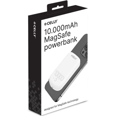 MAGPB10000PRO PowerBank 10W MagSafe Trådløs lading 10 000 mAh Hvit