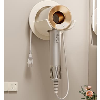 Dyson hårfønerholder for veggmontering Hvit