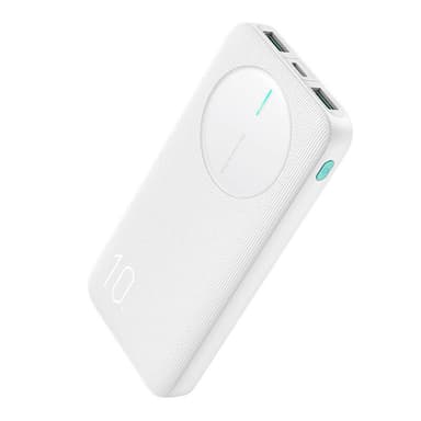 Joyroom Powerbank JR-PBF12 2.4A LED 10000mAh (hvit)
