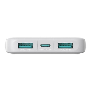 Joyroom Powerbank JR-PBF12 2.4A LED 10000mAh (hvit)