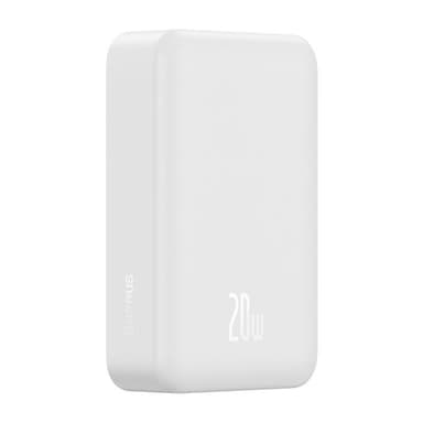 Powerbank Baseus Magnetic Mini 20000mAh, USB-C 20W MagSafe (hvit)