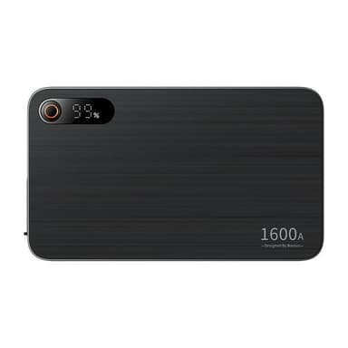 Powerbank/Baseus Super Energy PRO bilstarter, 1600A, USB (svart)