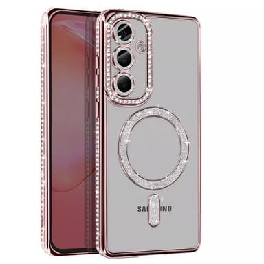 Diamond bling MagSafe deksel Samsung Galaxy A25 5G - Pink
