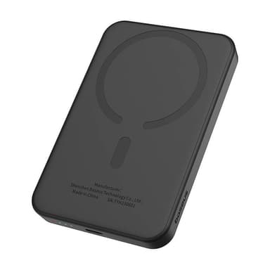 Magnetisk Mini Powerbank Baseus 5000mAh, USB-C 20W (svart)