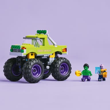 LEGO Marvel Hulk-monstertruck mot Thanos 76312