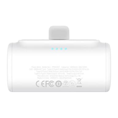 Powerbank Baseus Compact 5000mAh, 20W, USB-C (biły)