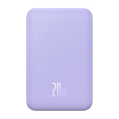 Magnetisk Mini Powerbank Baseus 5000mAh 20W (lilla)