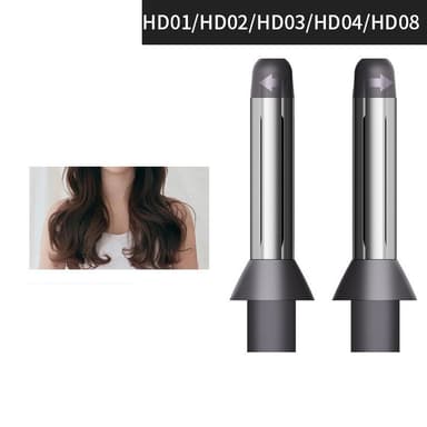 Silver Curling Diffuser for Dyson Supersonic hårføner HD01 HD02 HD03 HD04 HD08
