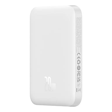Powerbank Baseus Magnetic Mini 6000mAh 20W MagSafe (hvit)