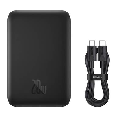 Mini Wireless PowerBank 20W Baseus (svart)