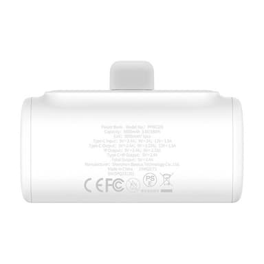 Powerbank OS-Baseus Compact IP 5000mAh 20W (hvit)