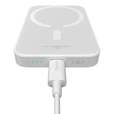 Powerbank Baseus Magnetic Mini 6000mAh 20W MagSafe (hvit)