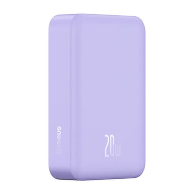 Powerbank Baseus Magnetic Mini 20000mAh, USB-C 20W MagSafe (lilla)