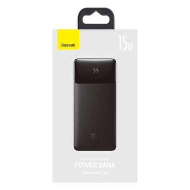 Powerbank Baseus Bipow 10000mAh, 15W (svart)