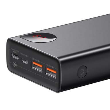 Powerbank Baseus Adaman Metal 20000mAh PD QC 3.0 65W 2xUSB + USB-C + micro USB (svart)