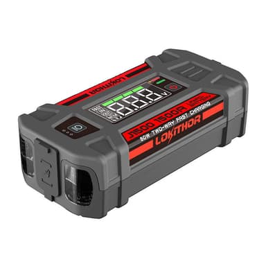 Powerbank / Hoppstarter Lokithor J1500 - 1000A 12V 46Wh