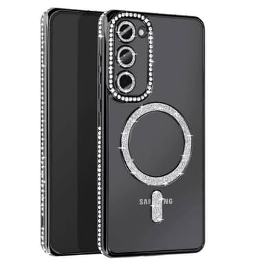 Diamond bling MagSafe deksel Samsung Galaxy S22 - Gold