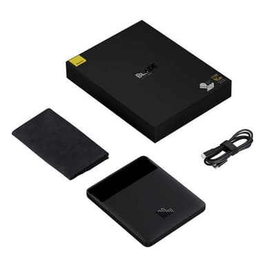 Powerbank Baseus Blade 20000mAh 2xUSB, 2xUSB-C + kabel USB-C 100W (svart)