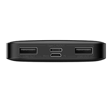 Powerbank Baseus Bipow 10000mAh, 15W (svart)